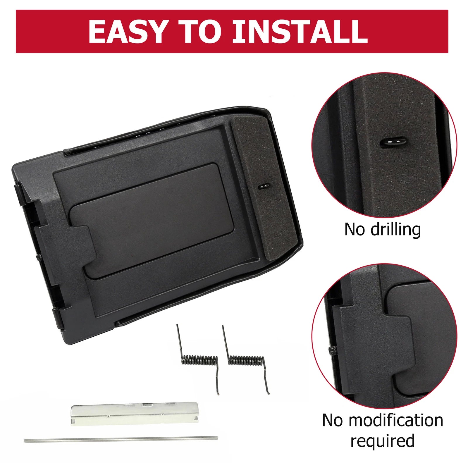 Center Console Lid Armrest Latch for Chevy Silverado Sierra (1999–2007) #19127364