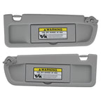 Pair Sun Visor Kit Gray for Honda Civic (2006–2011) 83280-SNA-A01ZC W/ Mirror