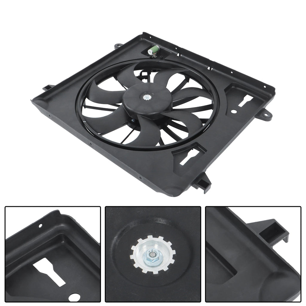 Radiator Cooling Fan Assembly for Jeep JK Wrangler (2007–2011)