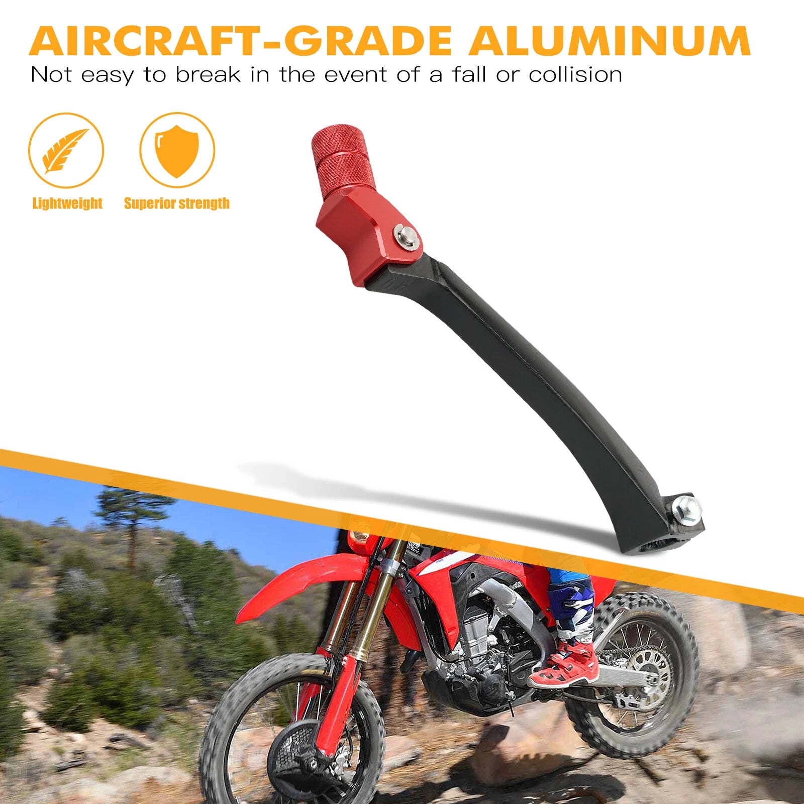 CNC Forged Gear Shift Lever for Honda CRF450R CRF250RX (2017–2023)