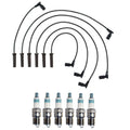 Denso 7mm Wire Set & 6 Iridium Power Spark Plugs Kit for Chevy Pontiac (3.4L)