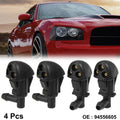 Set of 4 Windshield Washer Nozzles for Chevrolet Cruze (2010–2014) 94556605