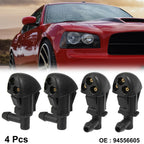 Set of 4 Windshield Washer Nozzles for Chevrolet Cruze (2010–2014) 94556605