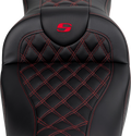 SADDLEMEN Roadsofa Seat with Backrest for FL (2008–2023) 808-07B-182B4