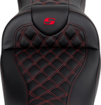 SADDLEMEN Roadsofa Seat with Backrest for FL (2008–2023) 808-07B-182B4