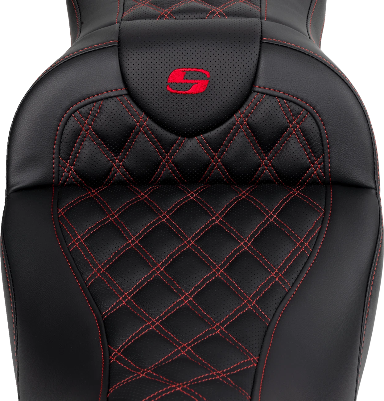 SADDLEMEN Roadsofa Seat with Backrest for FL (2008–2023) 808-07B-182B4
