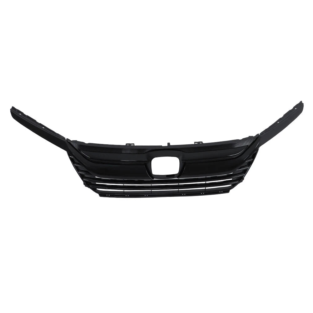 Black Upper Grille Grill with Headlight Eyelid for Honda Odyssey (2018â2020)