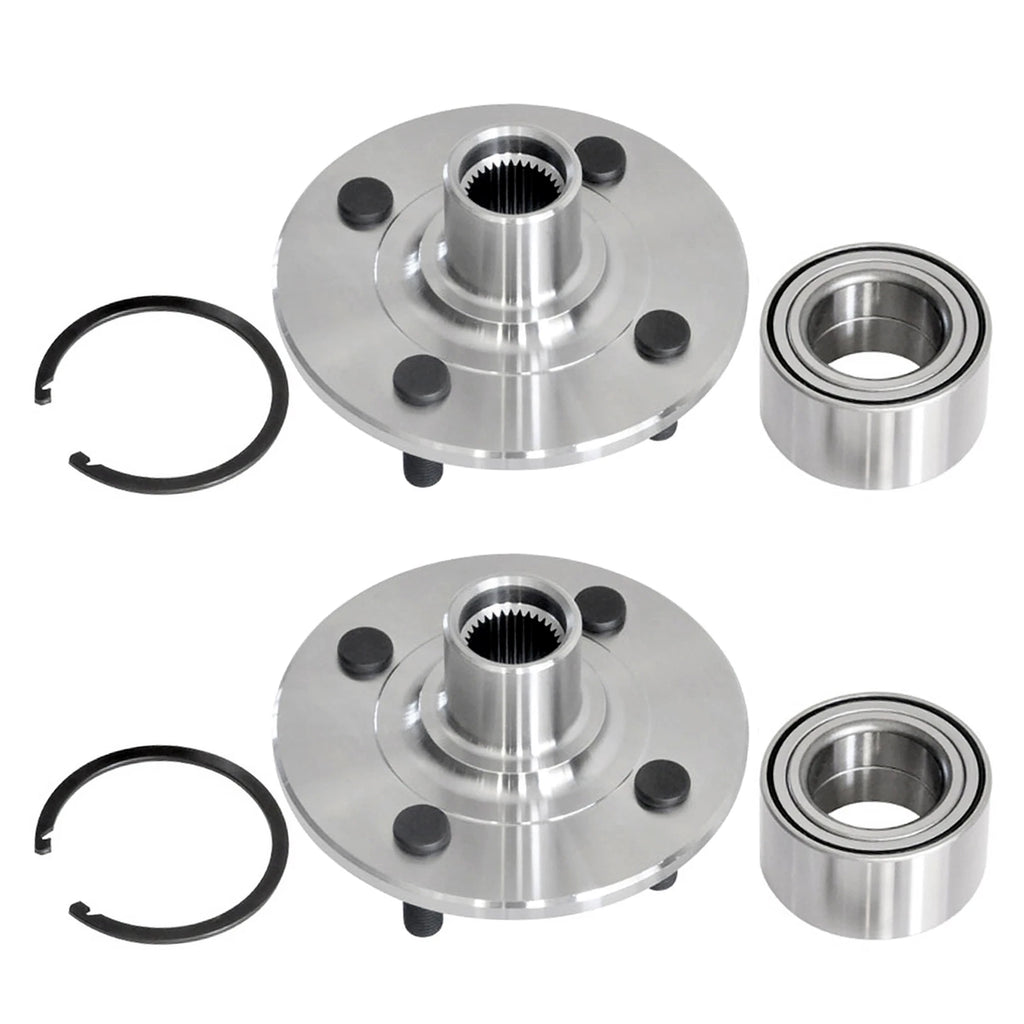2X Front Wheel Bearing & Hub for Saturn SC1 SC2 SL SL1 (1994–2002)