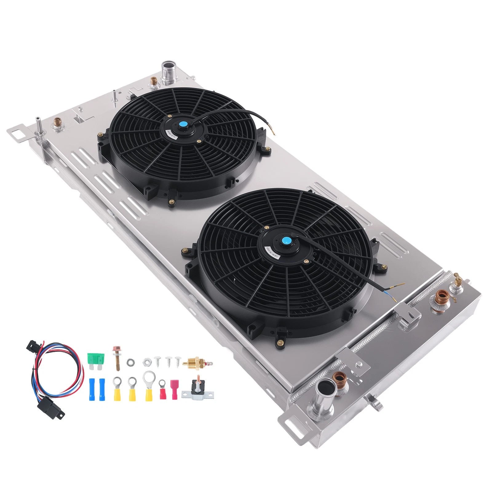 3 Row Aluminum Radiator Shroud Fan for GMC Yukon 4.8L 5.3L V8 (2000–2011) RA20111