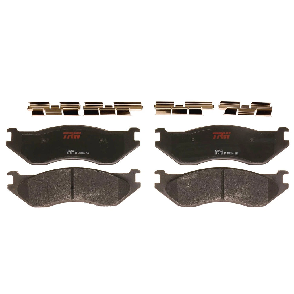 Set of 4 Disc Brake Pads for Dodge Durango (2003–2004)