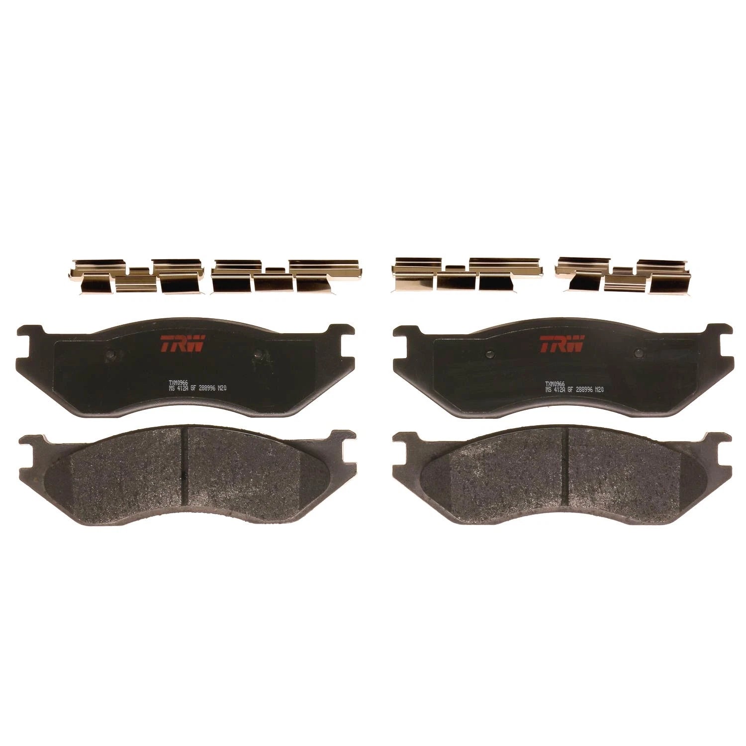 Set of 4 Disc Brake Pads for Dodge Durango (2003–2004)