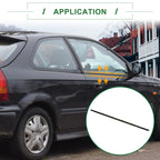 1pc Front Left Weatherstrip Window Seal No. 72450S04003 for Honda Civic (1996–2000)