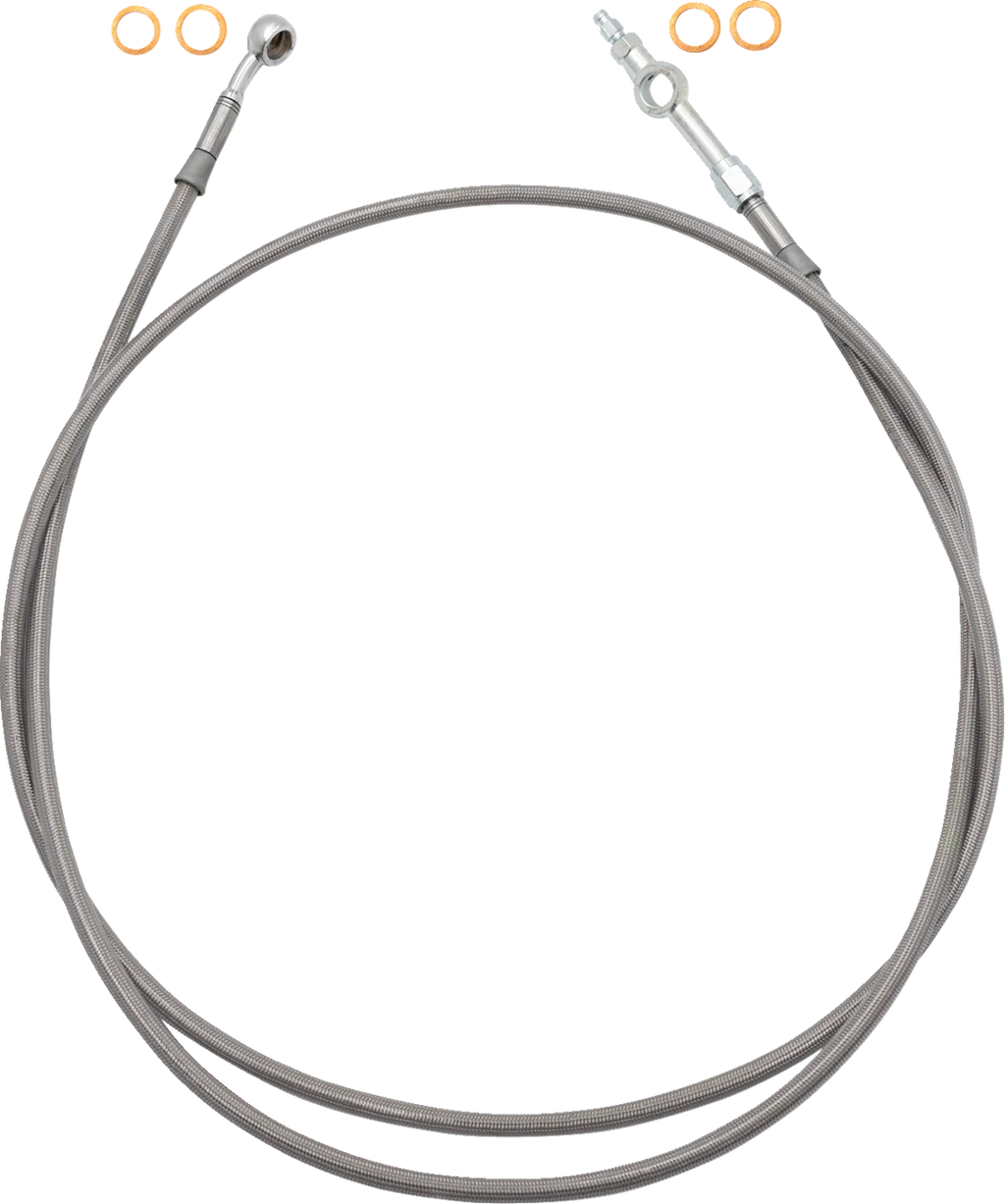 EZ Install Brake Line for FAT BAGGERS INC. (120067) - 67" Stainless Steel Braid