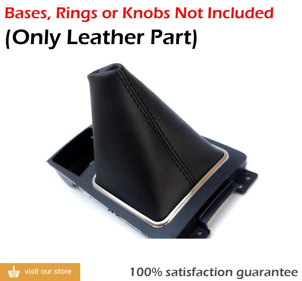 Manual Shift Boot for Mitsubishi Lancer (2008–2016) - Black Leather Synthetic