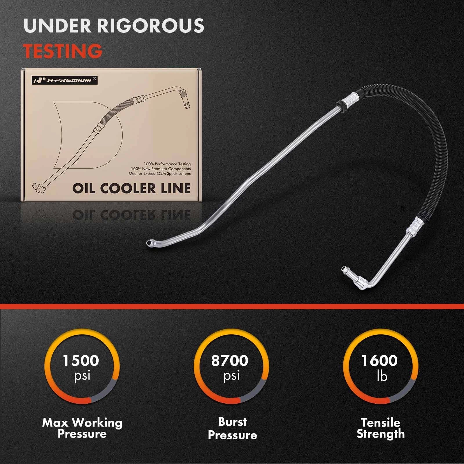 2X Transmission Oil Cooler Lines for Chevy C2500 C3500