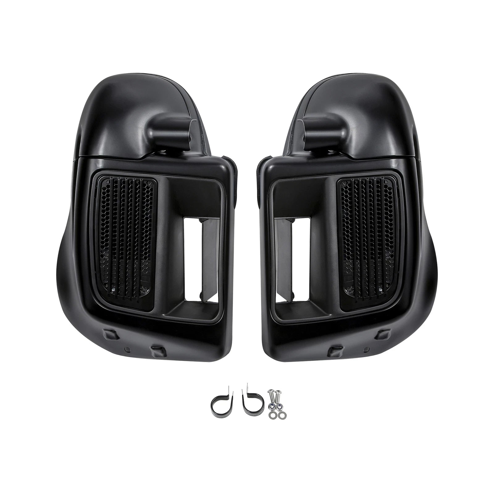 Lowers Vented Fairing for Harley Touring Glide (2014–2025) Black Denim
