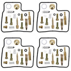 4 x Carburetor Repair Kit for Honda NT650 Hawk GT650 (1988-1991)