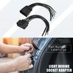 Set of 1 Light Wiring Socket Adapter 1J0973735/1J0973835 for Volkswagen Passat 