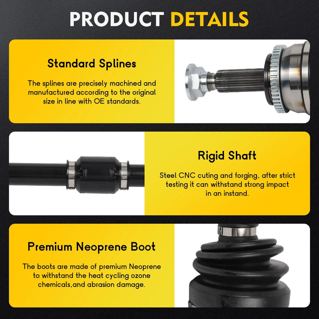 CV Axle Shaft for Hyundai Veloster 1.6L (2013–2015)