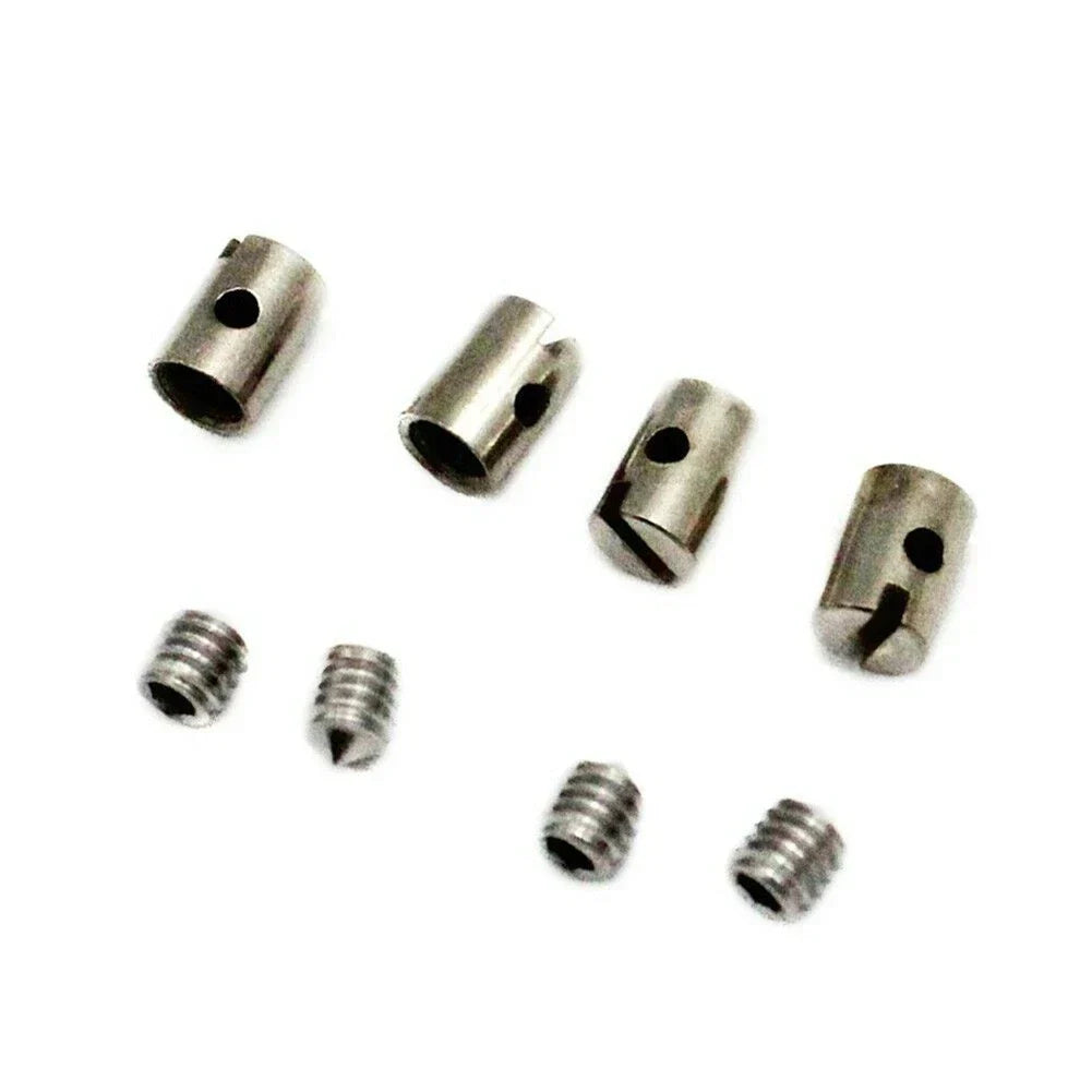 Throttle Cable Connector Choke Brass Silver Accessory