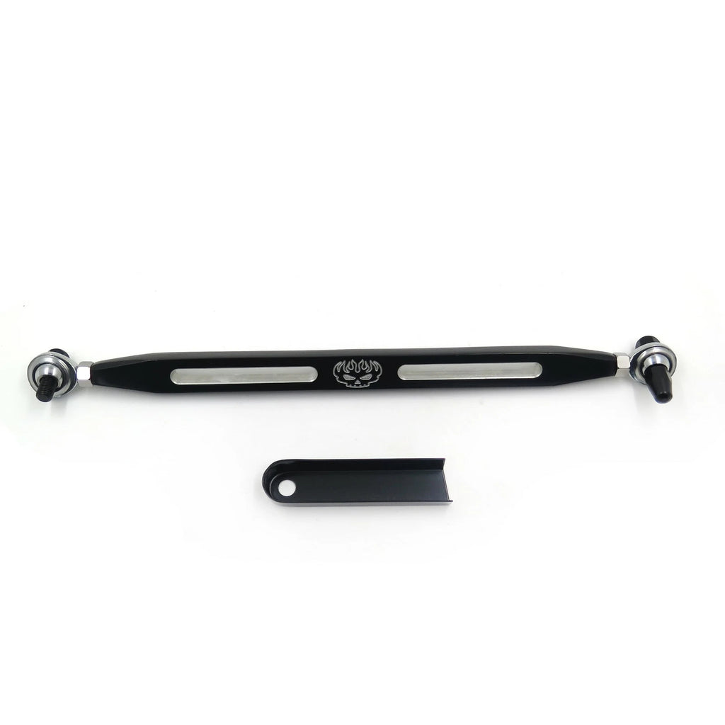Black Slotted Flame Billet Shift Linkage for Harley Touring Road King (2014–2023)