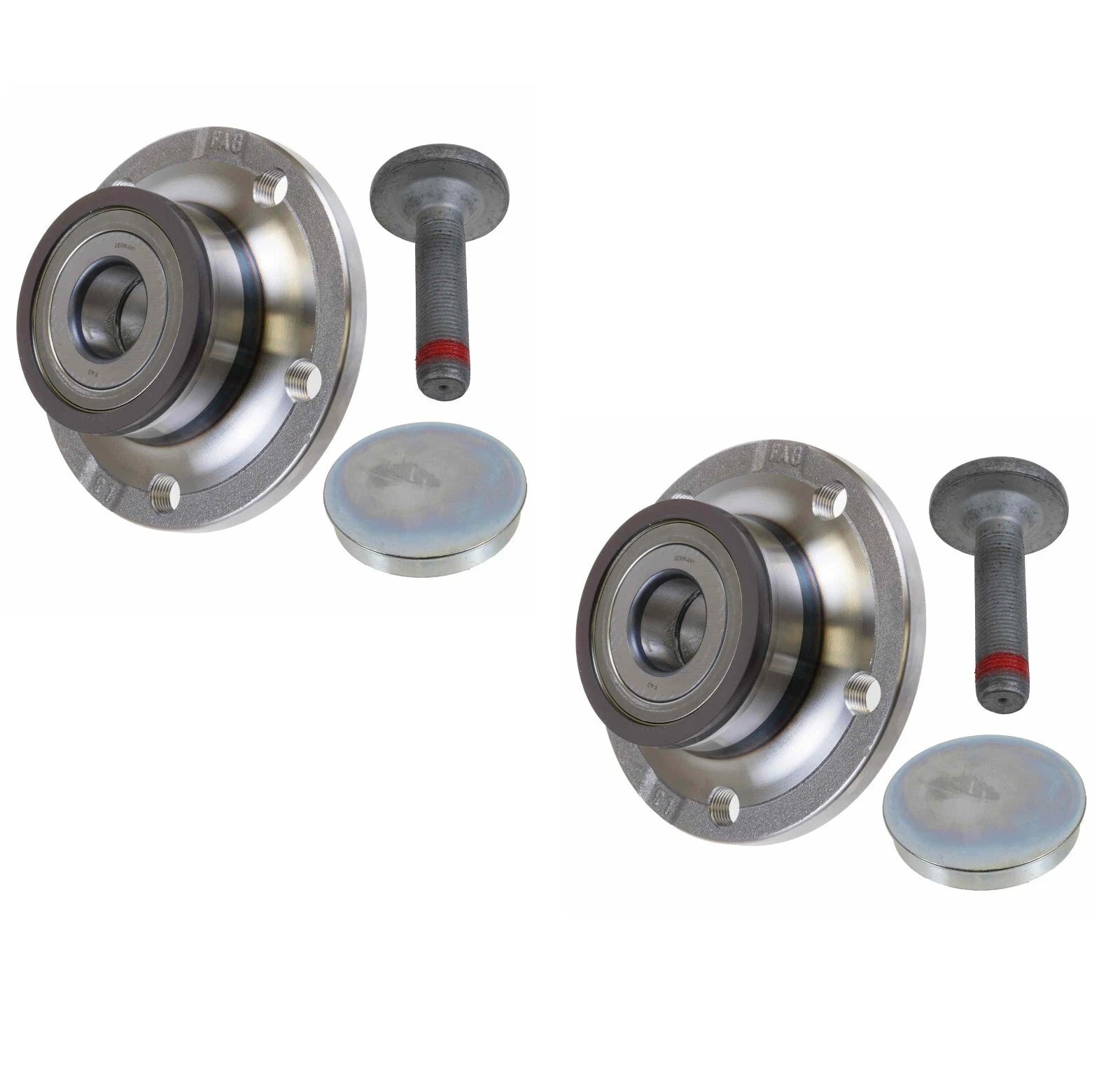 Set of 2 Rear Wheel Bearings for Audi A3, VW Golf GTI, Jetta (2006–2013)