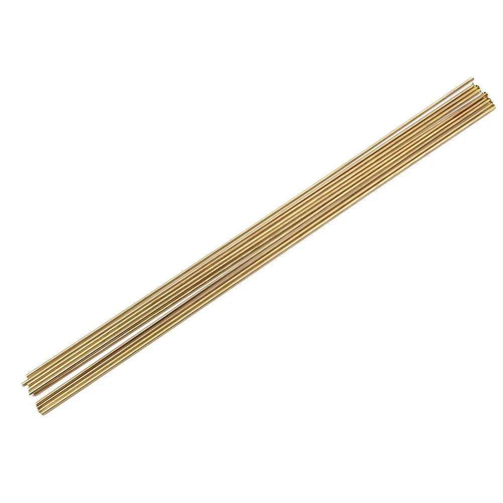 Set of 10 Low Temperature Brass Welding Rods 1.6mm x 250mm HS221