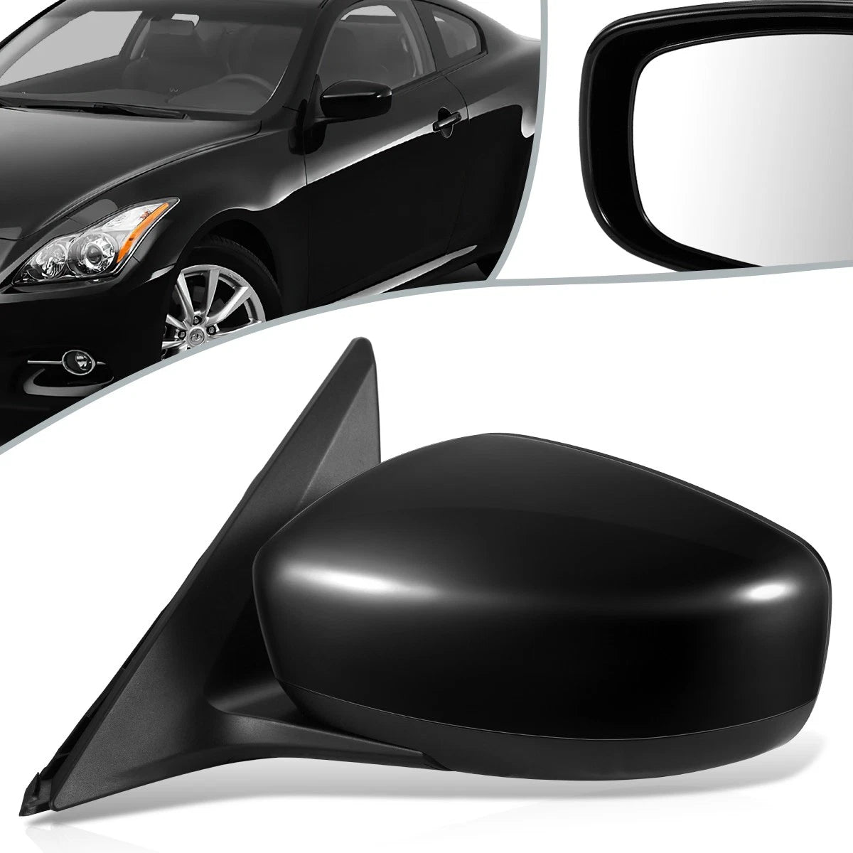Driver Side Mirror for Infiniti G37 Q60 (2008–2014) IN1320114