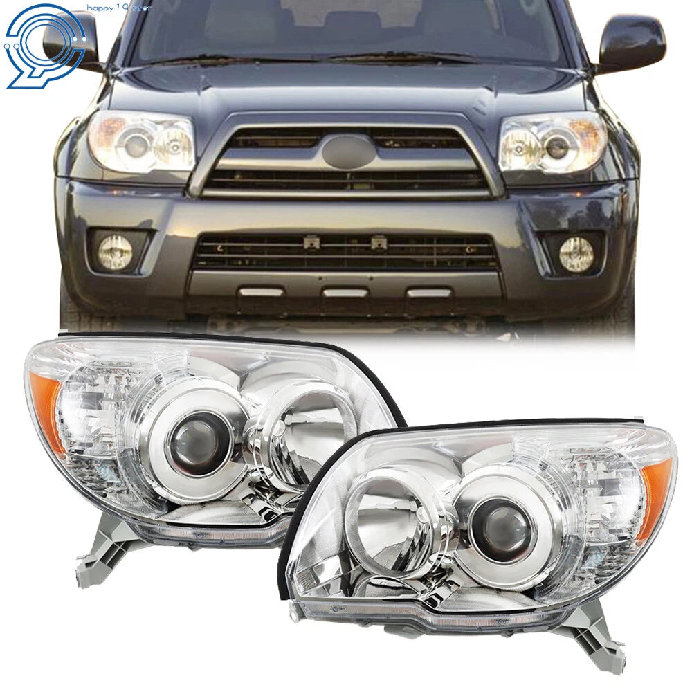 Set of 2 Projector Headlights for Toyota 4Runner (2006–2009)