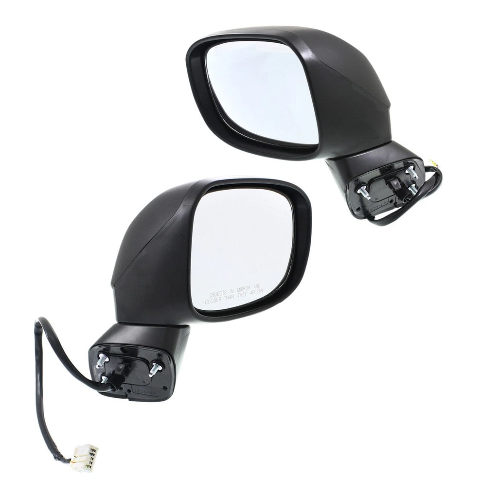 Set of 2 Heated Manual Folding Power Mirrors for Honda Civic (2012–2013)