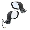Set of 2 Heated Manual Folding Power Mirrors for Honda Civic (2012–2013)