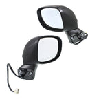 Set of 2 Heated Manual Folding Power Mirrors for Honda Civic (2012–2013)