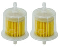 Set of 2 Fuel Filters for Audi BMW Fiat Jeep MB Renault Porsche Saab VW