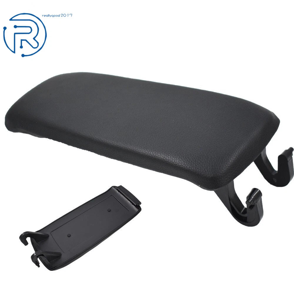 Leather Armrest Center Console Lid Cover for Audi A4 S4 B7 (2004-2008)