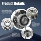 Pair Front Wheel Hub Bearings for Ford Mustang (2005–2014)
