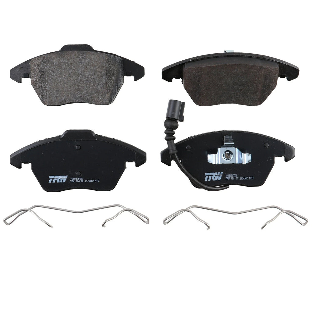 Front Brake Kit 288mm Drill Rotors TRW Low-Met Pads for Audi A3 (2006–2013)