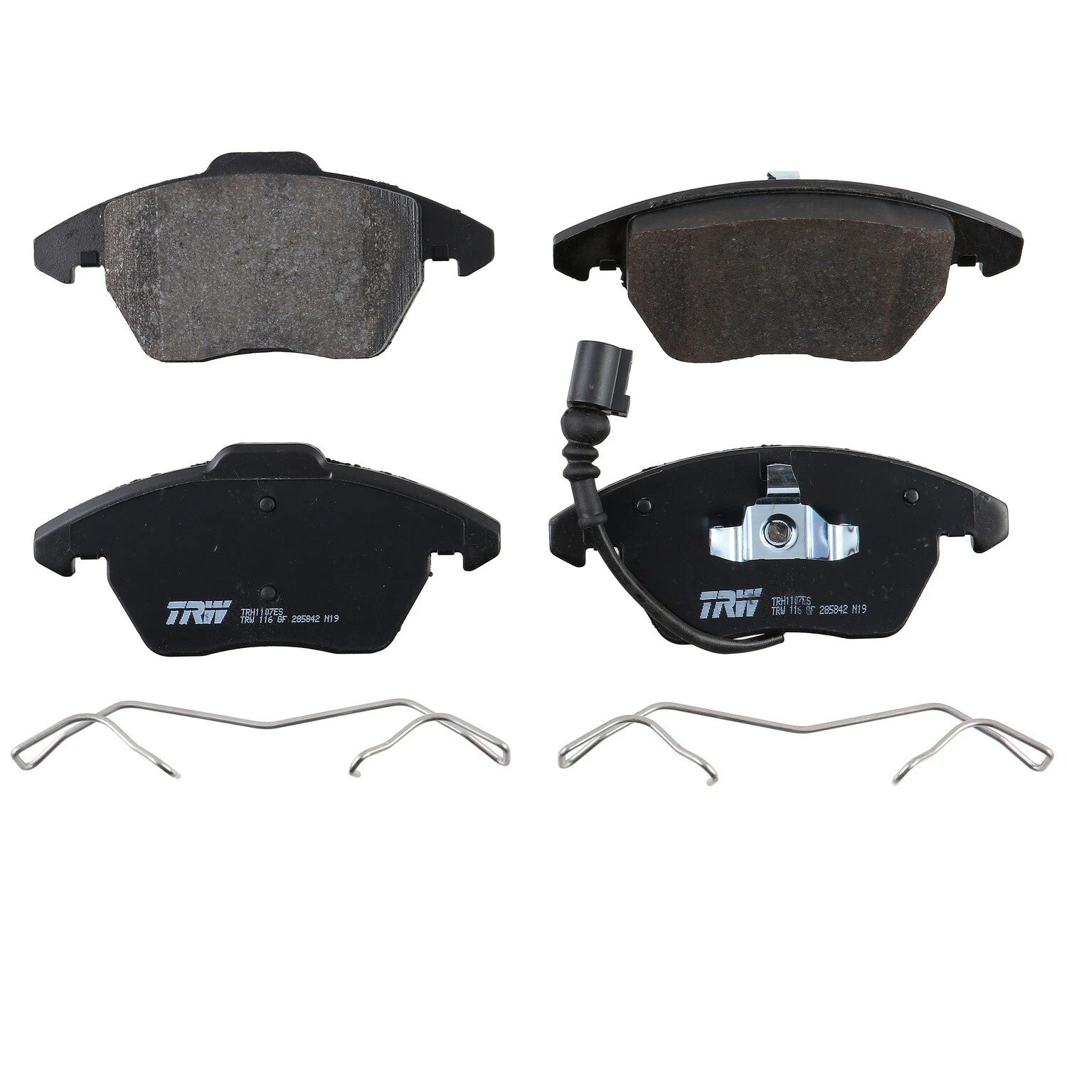 Front Brake Kit 288mm Drill Rotors TRW Low-Met Pads for Audi A3 (2006–2013)