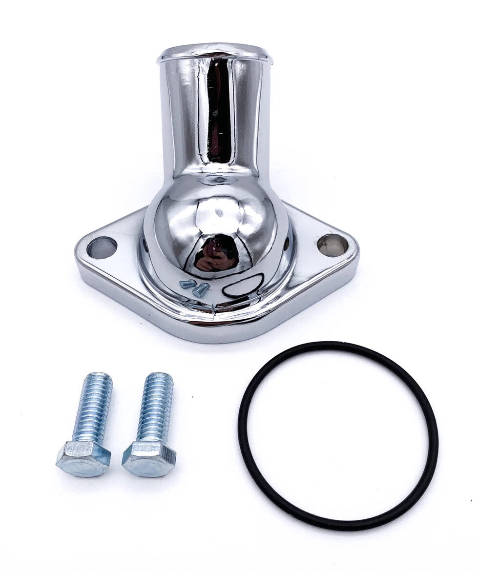 Thermostat Housing Chrome Water Neck Replacement for Chevy 350 (1955–1965)