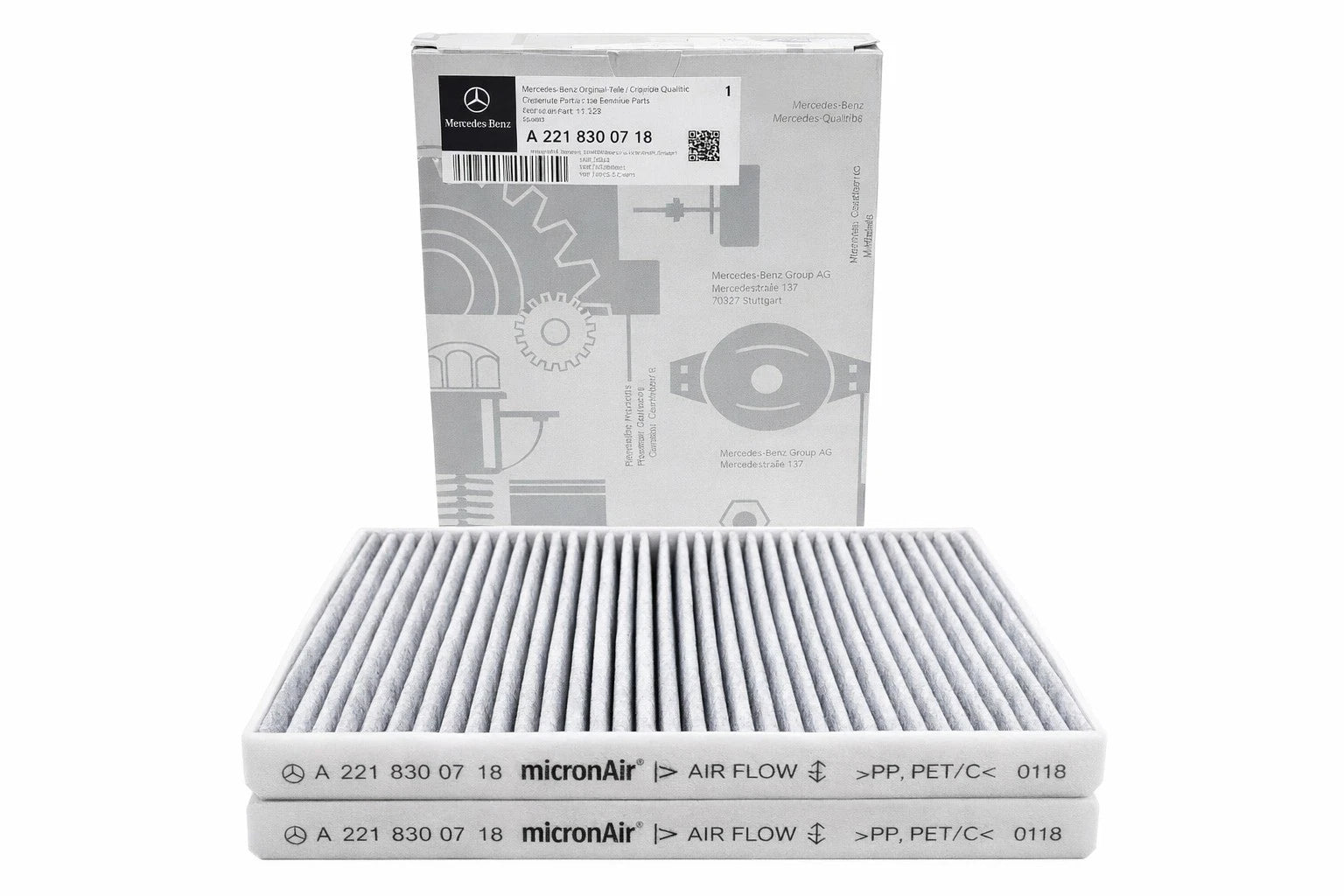 Genuine OEM Cabin Air Filter for Mercedes-Benz S550, CL550, CL600 (2007–2013) 2218300718