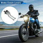 Short Brake Clutch Levers for Suzuki GSXR600 (1997–2003) Titanium Tone 1Pair