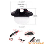 Windshield & Batwing Fairing for Harley Sportster 48 XL1200X 883 Dyna (2010-2023)
