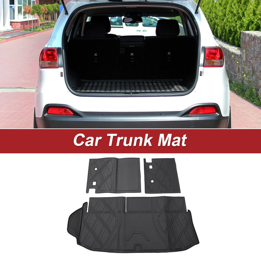 Cargo Liner Rear Trunk Mat for Toyota Highlander (2020–2023) Diamond Pattern