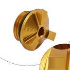 Gold Engine Oil Cap Bolt Screw Cover for Kawasaki Z400 Z650 Z800 Z900 Z1000