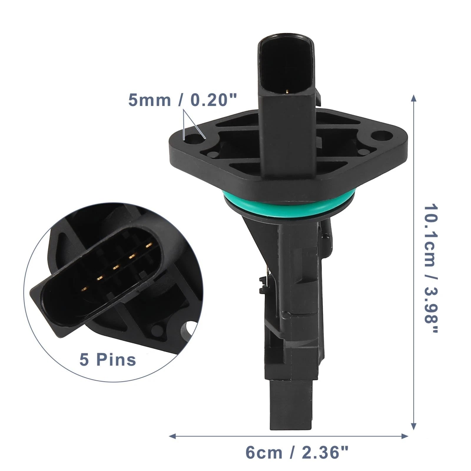 Mass Air Flow Meter Sensor 5 Pin F00C2G2027 F00C262027 for Ford Mustang 