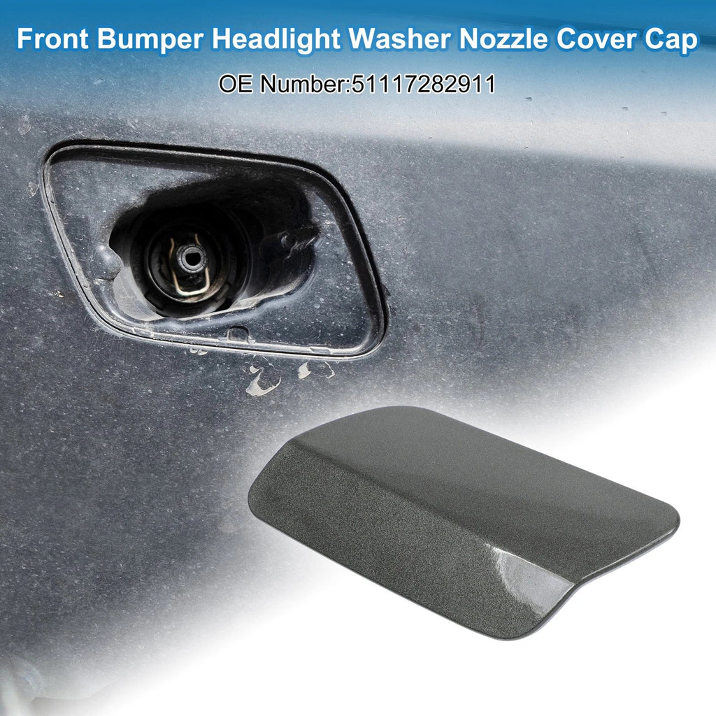 Washer Nozzle Cover Cap Front Left for BMW 640i (2012-2015) Gray