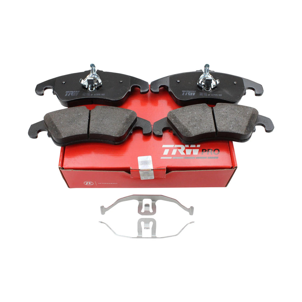 Set of 4 TRW Pro Low-Metallic Brake Pads for Audi A4 A5 A6 Q5 S4 S5 (2008–2020)