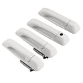Set of 4 Outside Door Handles for Dodge Ram 1500 (2009–2024) / Ram 2500 (2011–2025) White