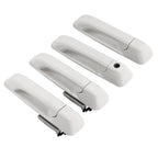 Set of 4 Outside Door Handles for Dodge Ram 1500 (2009–2024) / Ram 2500 (2011–2025) White