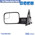 Power Heated Towing Left Mirror for Dodge Ram 1500 2500 3500 (2002–2009)