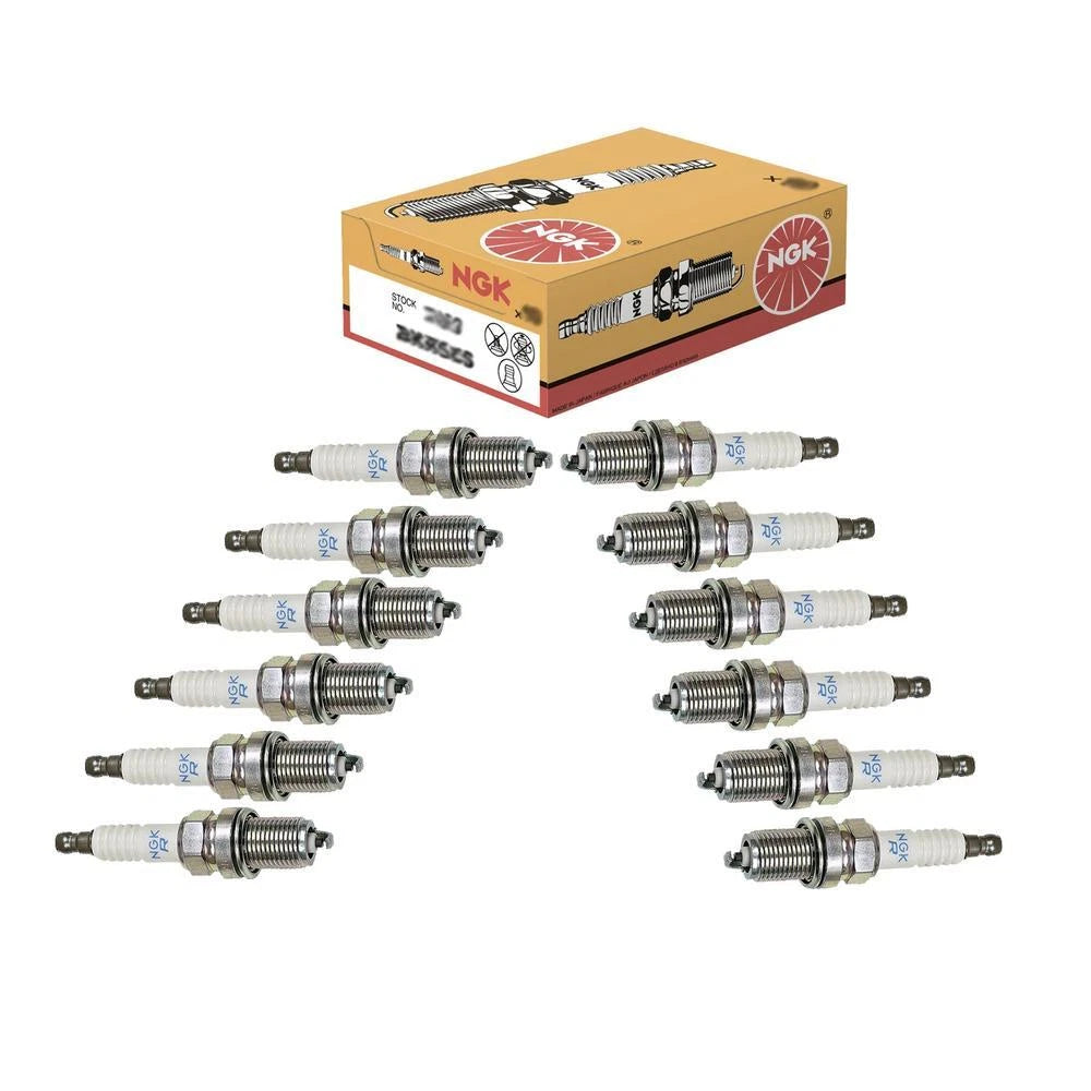 NGK Spark Plug Set of 12 for (Standard Nickel, Gap 0.044)